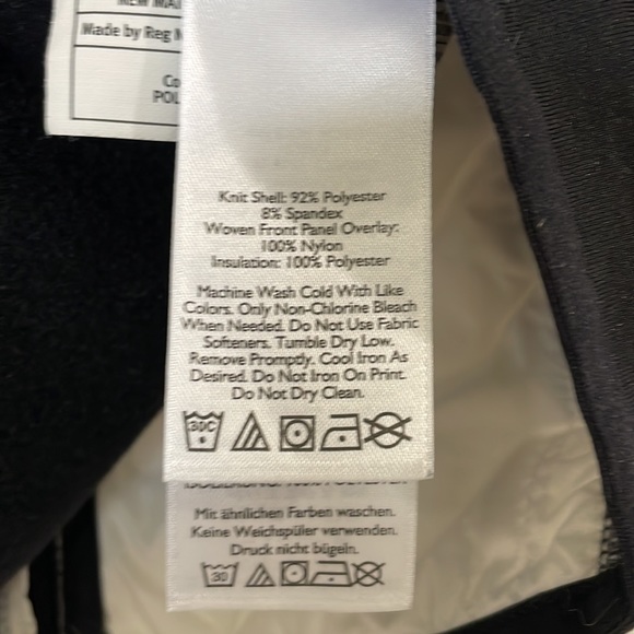 Eddie Bauer Emberlite Hybrid Vest black and white medium like new - Picture 10 of 10